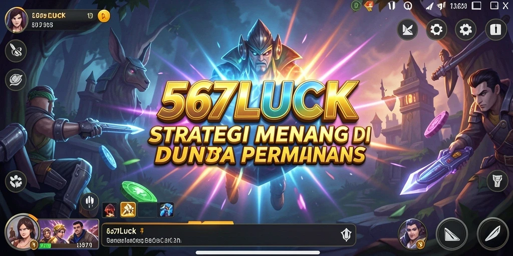 Screenshot gameplay 567LUCK menampilkan pertempuran strategi yang mendebarkan.