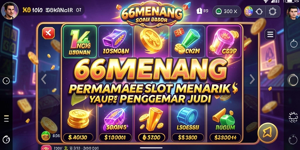 Screenshot gameplay 66MENANG menampilkan keseruan bermain Slot.