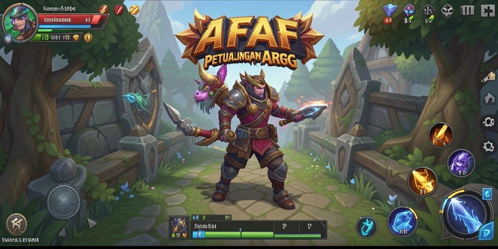 Tampilan menakjubkan dari gameplay AFAF dalam mode ARPG.