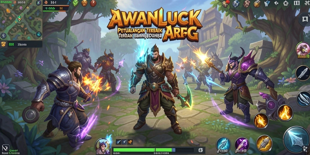 Gameplay seru dan grafis menawan dalam AWANLUCK.