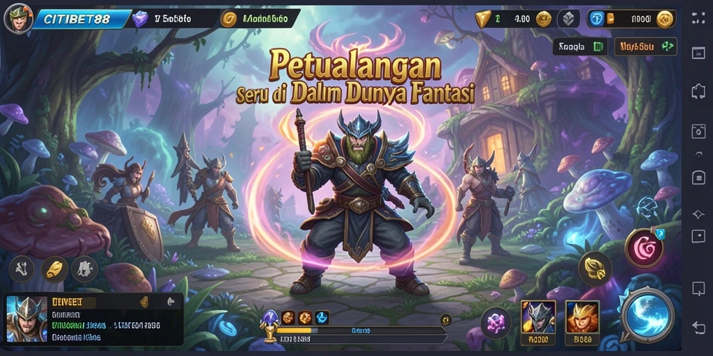 Tampilan gameplay yang menakjubkan dan penuh aksi di CITIBET88.