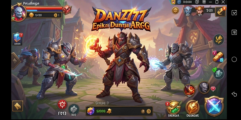 Tampilan gameplay ARPG yang mendebarkan dan grafis yang memukau.