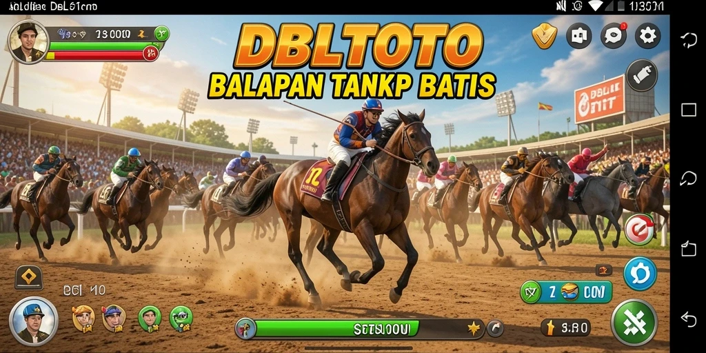 Gameplay balapan yang mendebarkan dan penuh aksi di DBLTOTO.