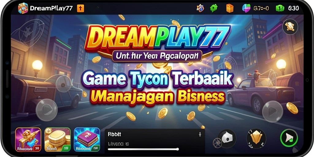 Screenshot utama DREAMPLAY77 menampilkan aksi manajemen bisnis yang mendebarkan.