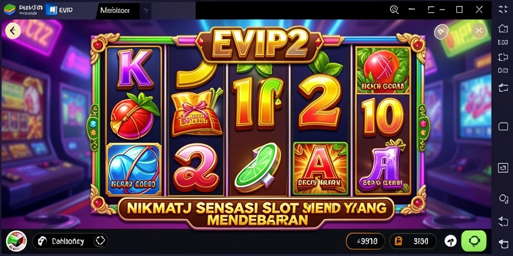 Screenshot menunjukkan gameplay Slot yang seru dan mengasyikkan di EVIP2.