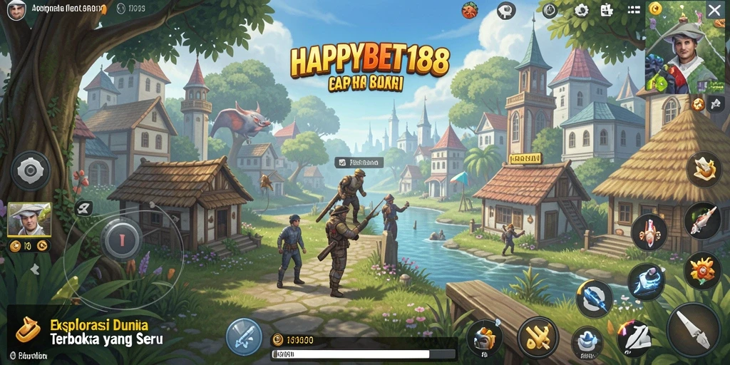 Gameplay seru dalam dunia terbuka HAPPYBET188.