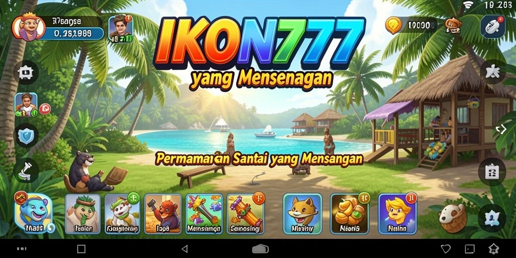 Screenshot utama IKON777 menampilkan gameplay yang seru dan mengasyikkan.