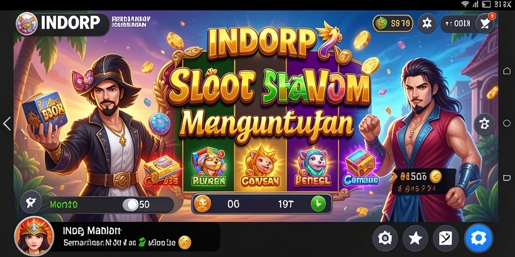 Screenshot gameplay menampilkan keseruan permainan Slot INDORP.