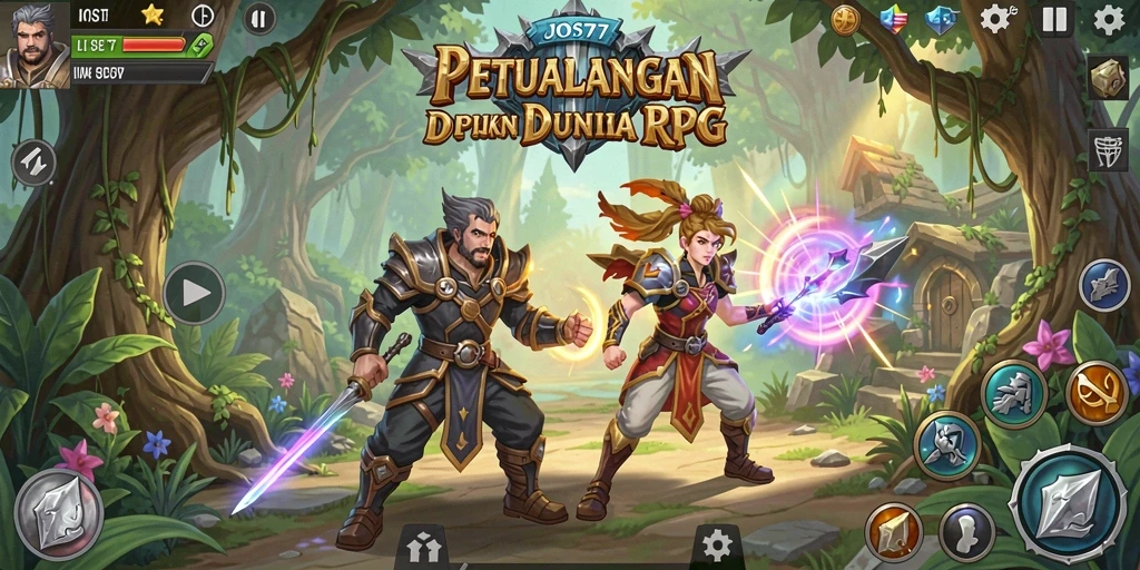 Tampilan gameplay RPG di JOS77 yang mendebarkan dan penuh aksi.