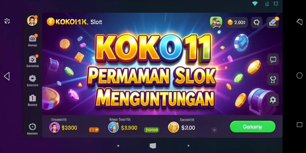 Screenshot gameplay KOKO11 yang menarik dan seru.