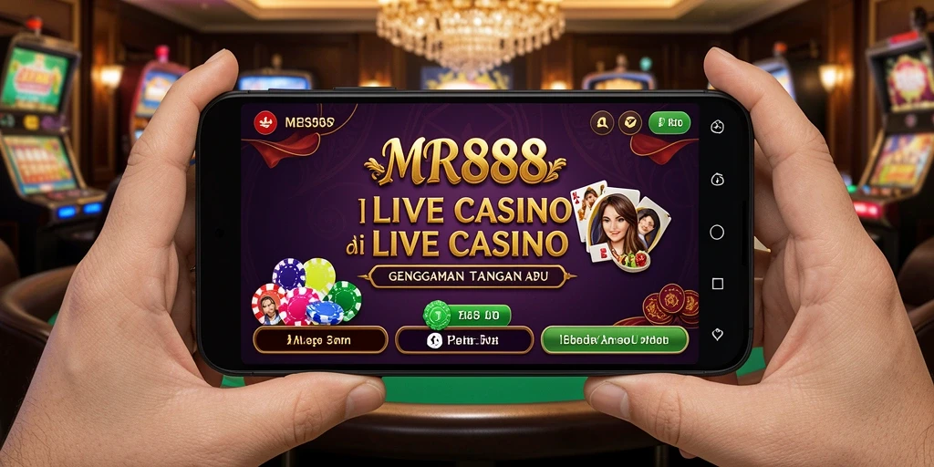 Tampilan gameplay yang menakjubkan di kasino langsung MR888.