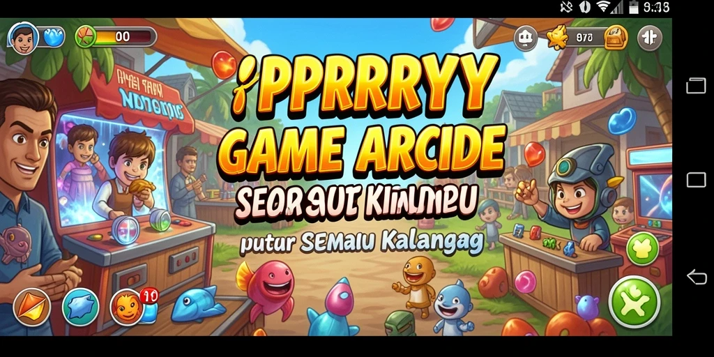 Screenshot utama menampilkan gameplay seru dari PPRRYY dalam mode arcade.