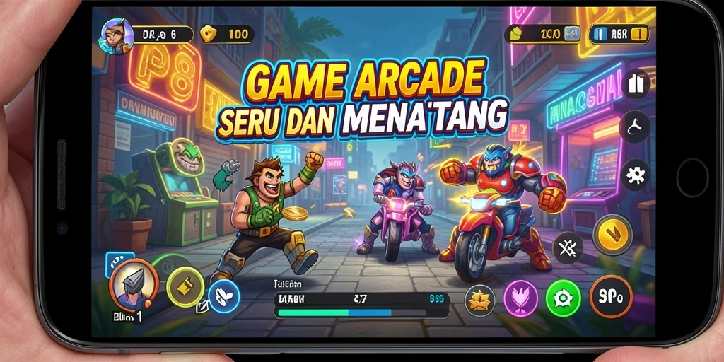 Tampilan gameplay menakjubkan dan penuh aksi di RP8.
