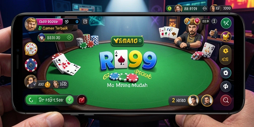 Tampilan permainan Poker di RR999 yang mengasyikkan dan penuh aksi.