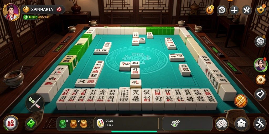 Screenshot gameplay SPINHARTA yang menarik dan menantang.