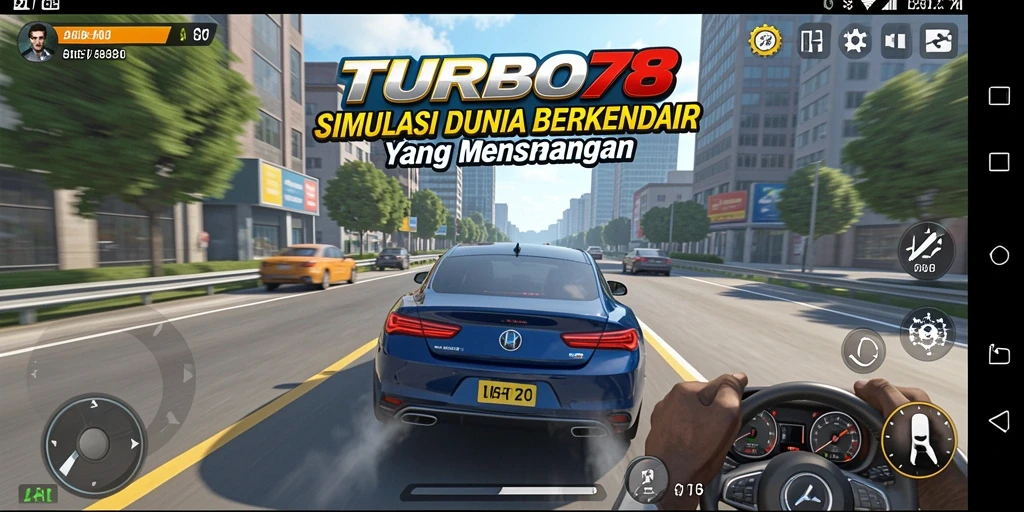 Tampilan gameplay TURBO78 yang menakjubkan dengan berbagai kendaraan.