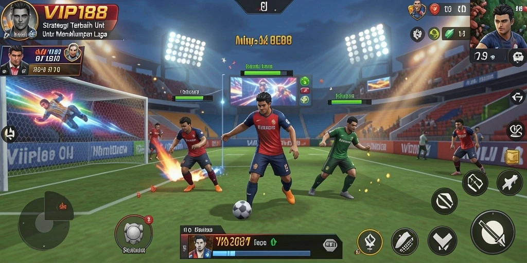 Tampilan menarik dari gameplay strategi di VIP188.